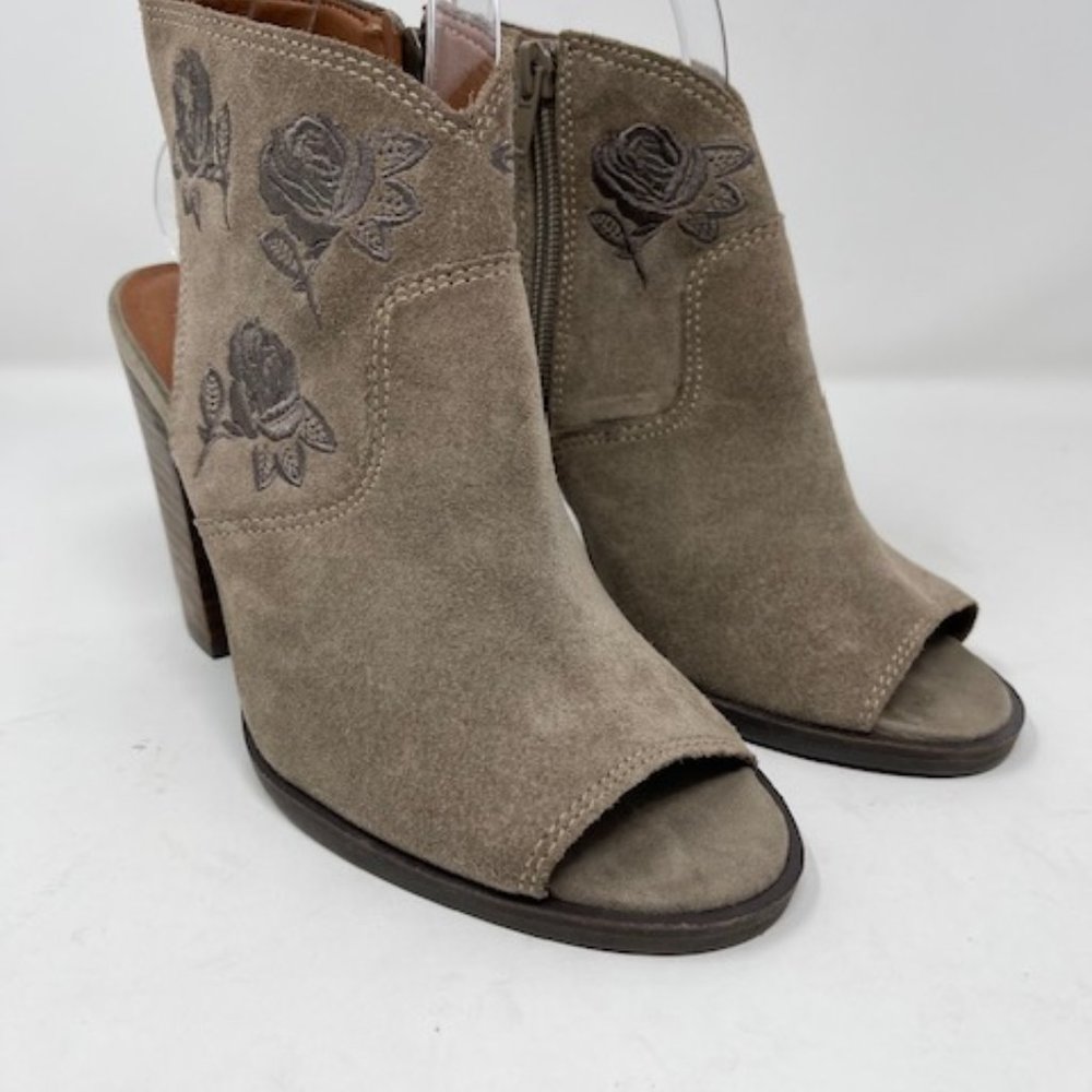 Lucky Brand Listana Peep Toe Slingback Bootie